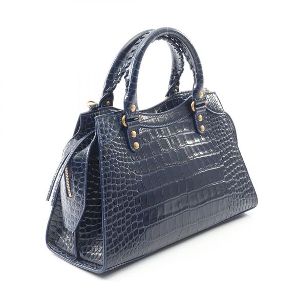 Balenciaga Handbag Neo Classic City Small 638521 Navy Leather Neo Classic City - Picture 2 of 6